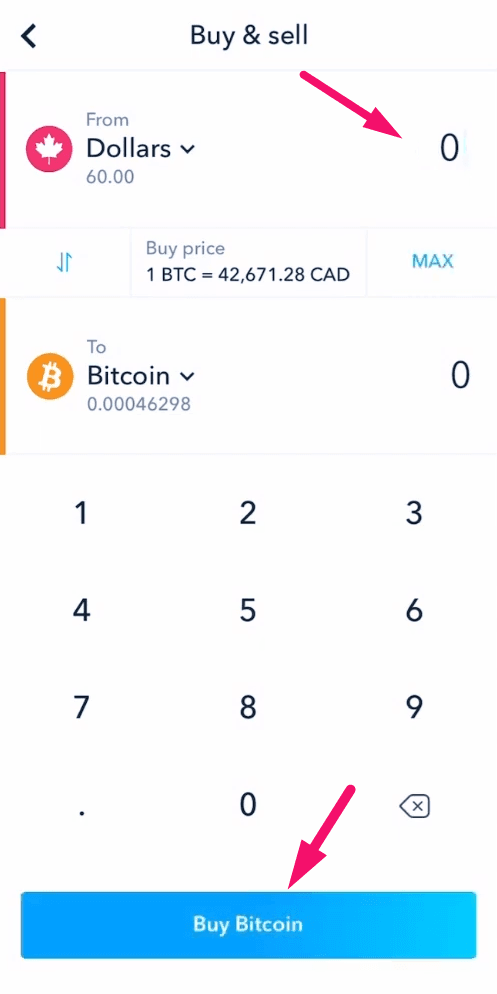 Shakepay Step 4